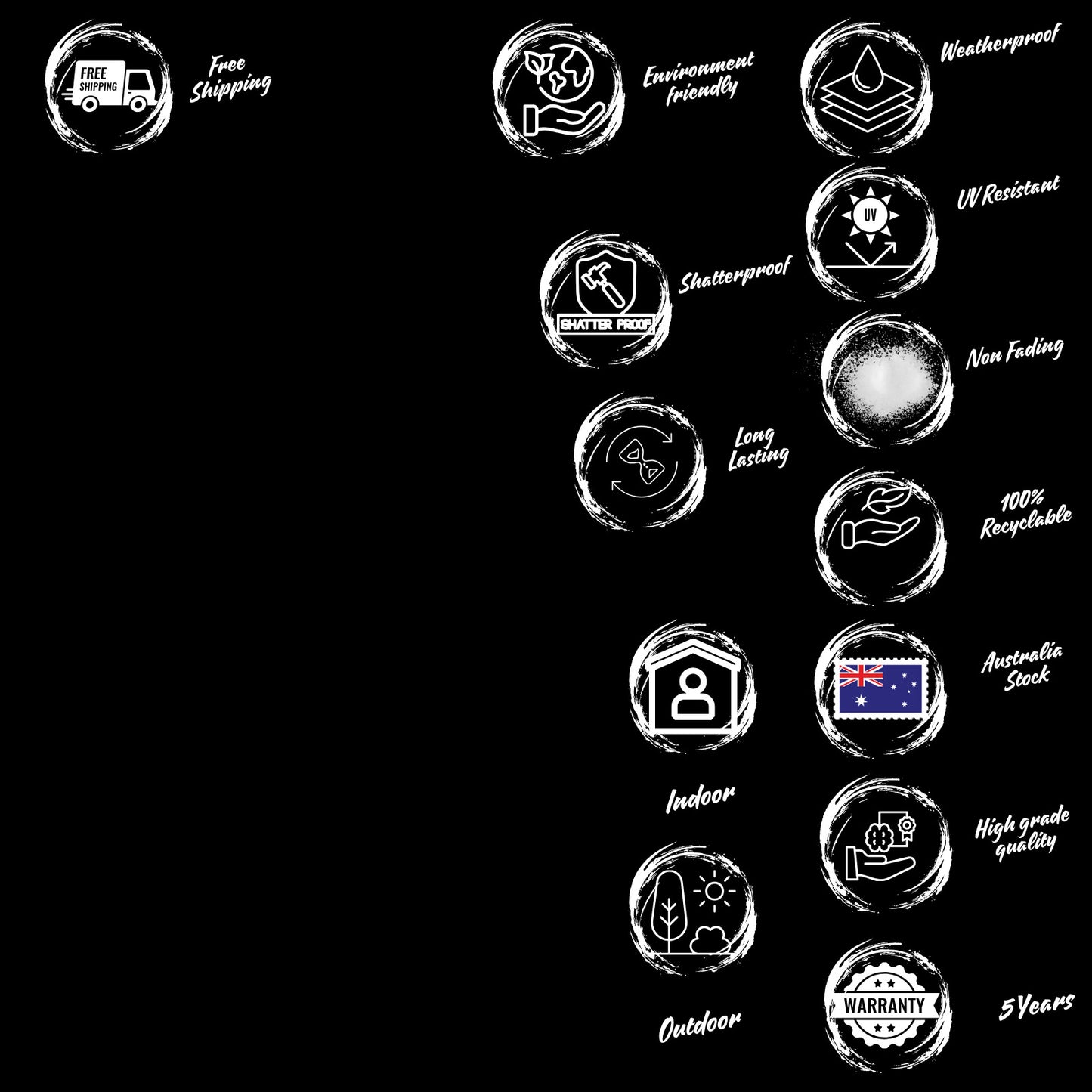 Docheio Pot / Planter - Round Pillar planter & Light Weighted