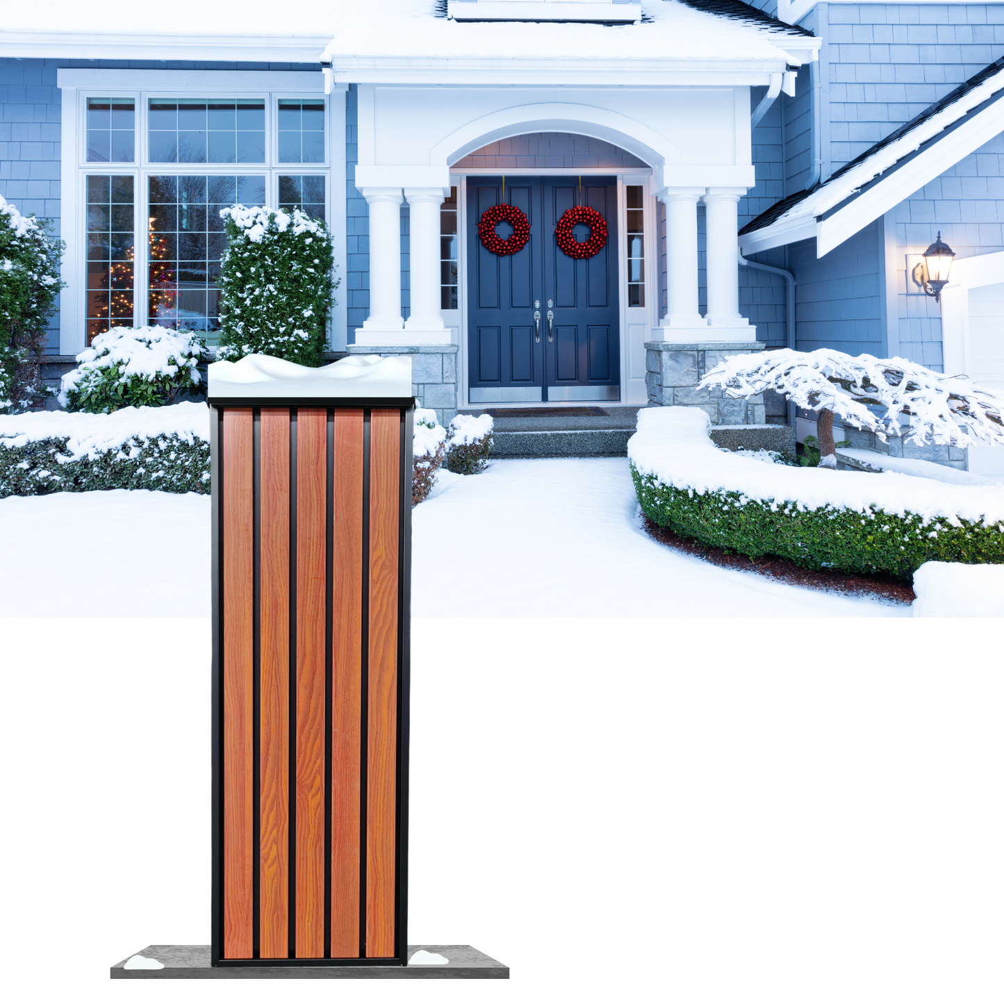 Assembled Large Parcel Letterbox / Lockable / Free standing / Spacious / Secured
