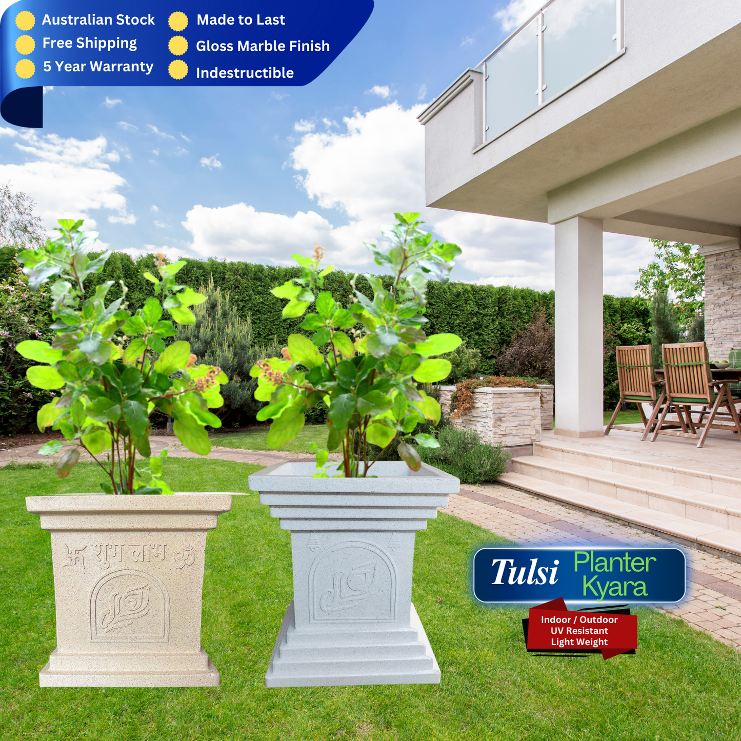 Tulsi Planter / Kyara / Pot