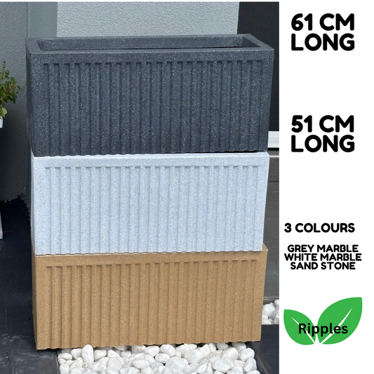 Ripples Pot/Planter - Cuboidal planter