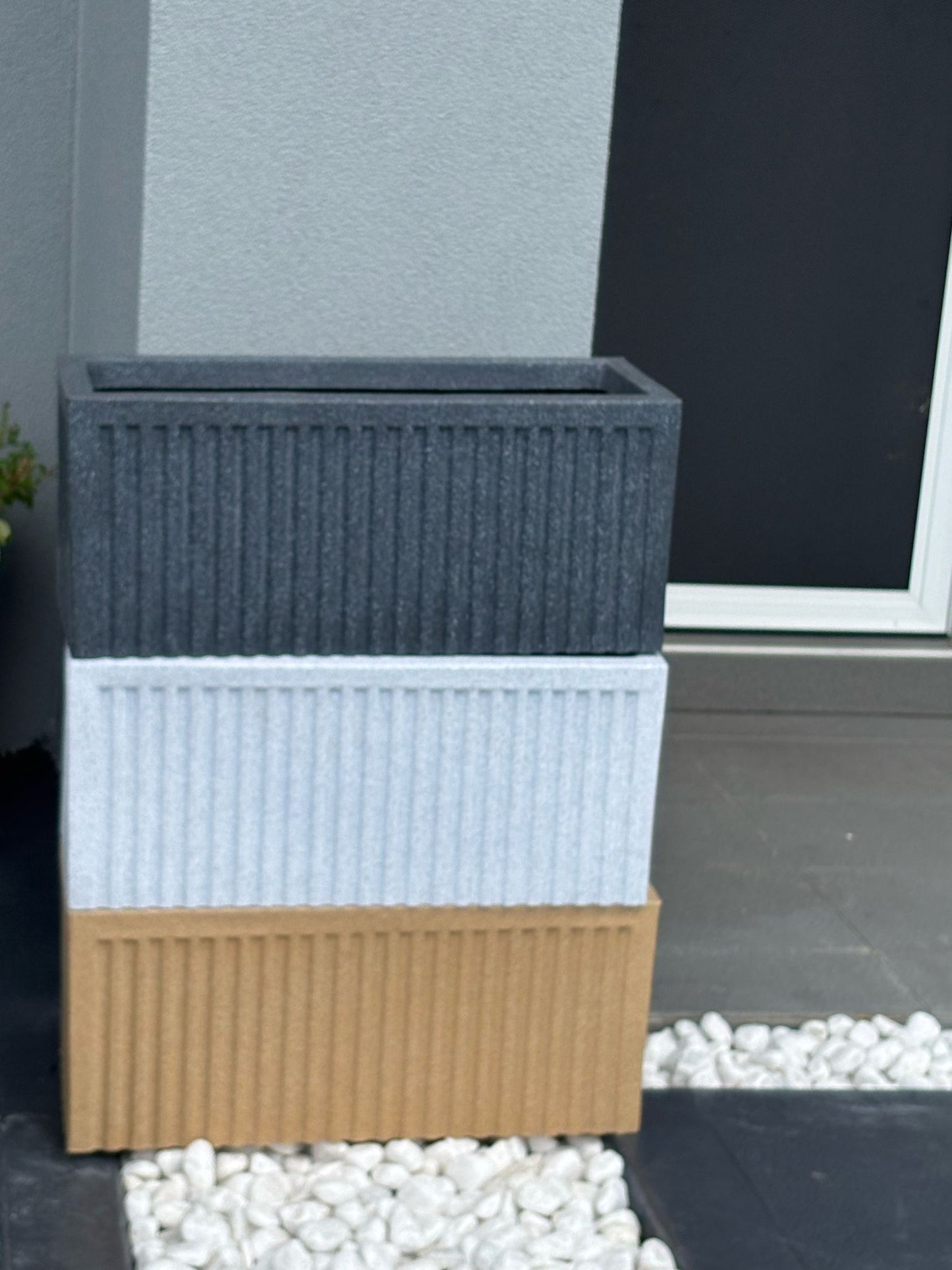 Ripples Pot/Planter - Cuboidal planter