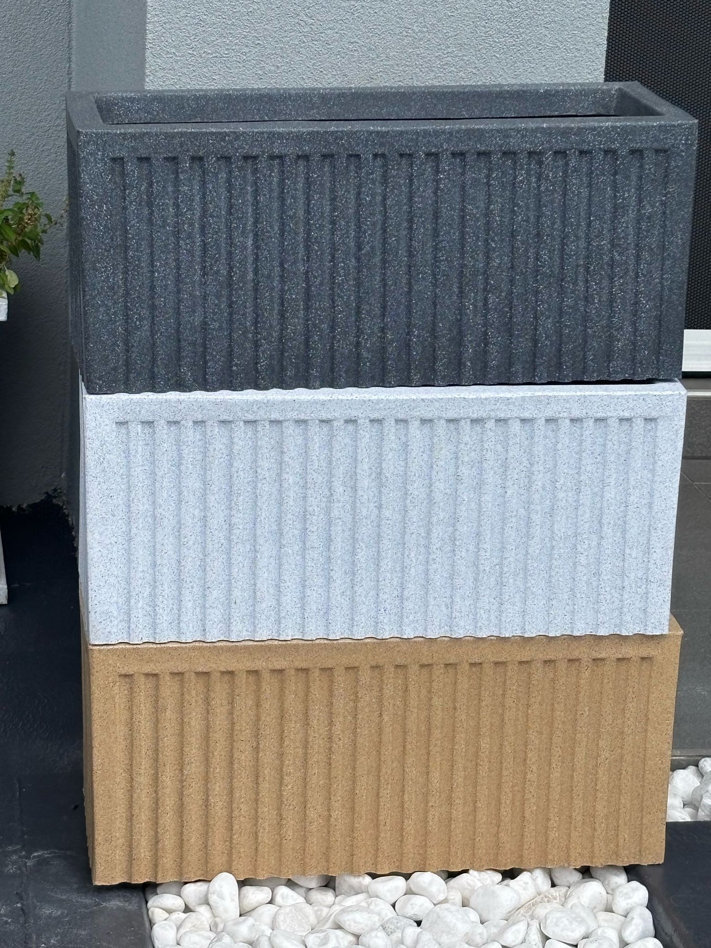 Ripples Pot/Planter - Cuboidal planter